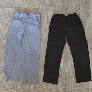 Black and Gray Pants Set